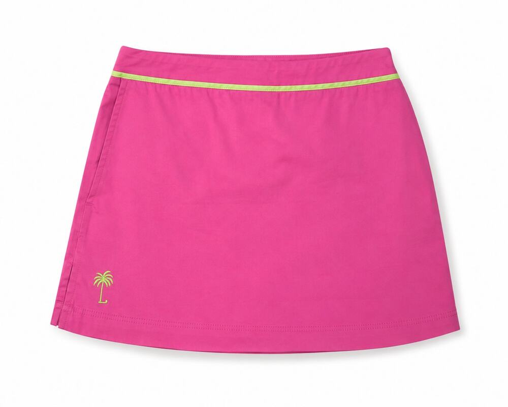 Lilly Pulitzer Pink Skort Women's Size 10 Golf Tennis Palm Logo Stretch